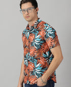 Be The Bold Rayon Printed Half Sleeves Regular Fit Mens Casual shirt